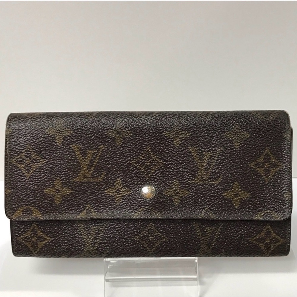 VGUC Vintage Louis Vuitton Monogram Sarah Wallet 1988